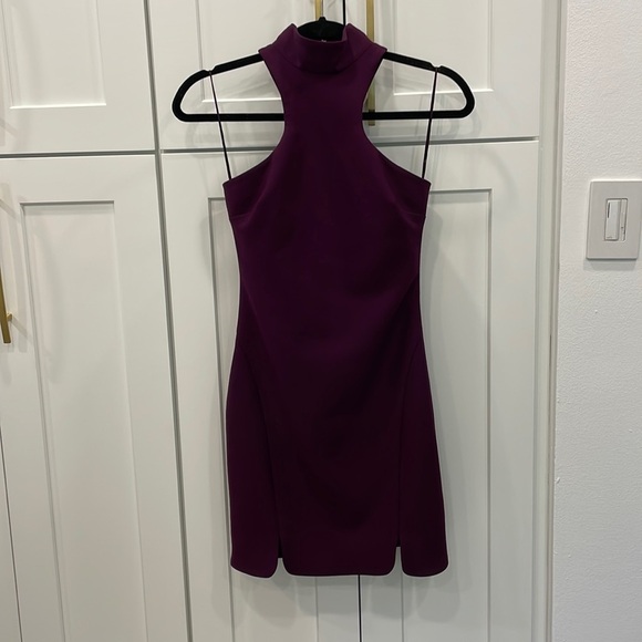 Revolve/Intermix Brand Cinq A Sept Jax Purple Mini Dress - Picture 1 of 16
